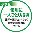 小学生はわかる楽しさを教えます。